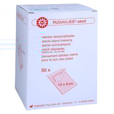 RUDAVLIES-steril Verbandpflaster 8x10 cm