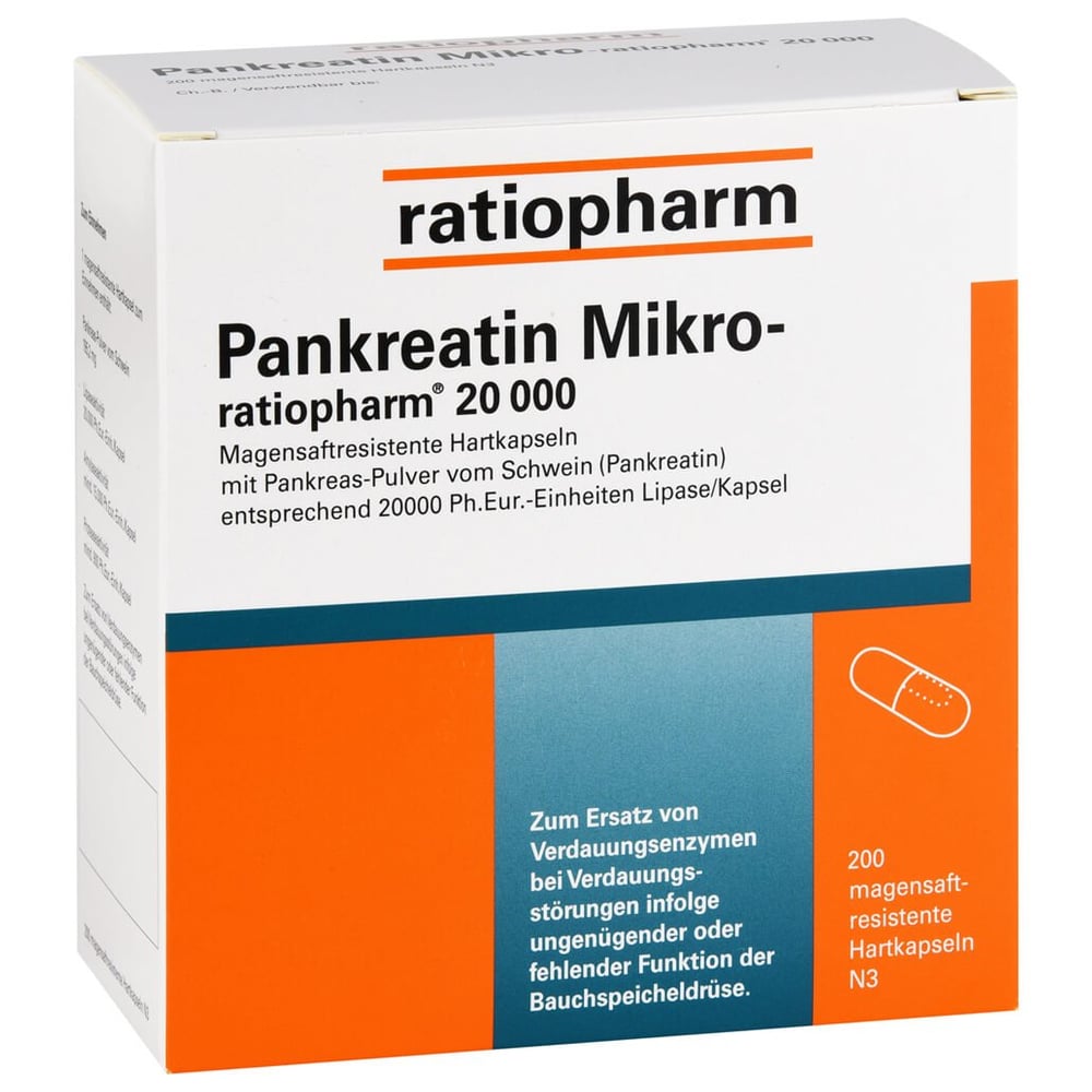 Pankreatin Mikro-ratiopharm 20000