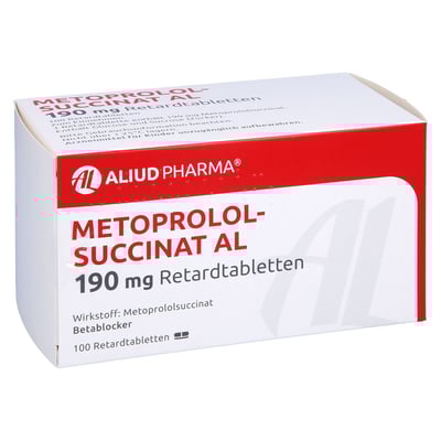 Metoprololsuccinat AL 190 mg