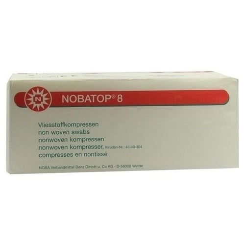 Nobatop 8 Kompressen 7,5x7,5 cm unsteril