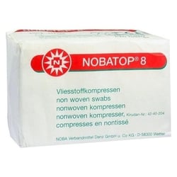 Nobatop 8 Kompressen 7,5x7,5 cm unsteril