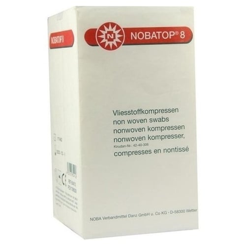 Nobatop 8 Kompressen 10x10 cm unsteril