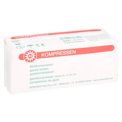 Mullkompresse 5x5cm 8fa