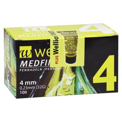 Wellion Medfine plus Pennadeln 4 mm Produktbild 1