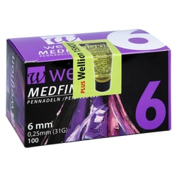 Wellion Medfine plus Pennadeln 6 mm