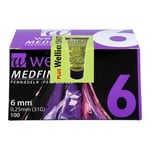 Wellion Medfine plus Pennadeln 6 mm
