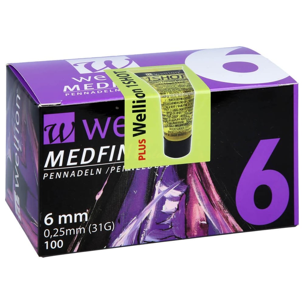 Wellion MEDFINE plus Pennadeln 6mm