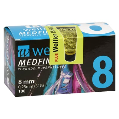 Wellion Medfine plus Pennadeln 8 mm Produktbild 1