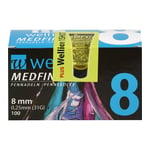 Wellion Medfine plus Pennadeln 8 mm Produktbild 2