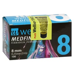 Wellion MEDFINE plus Pennadeln 8mm