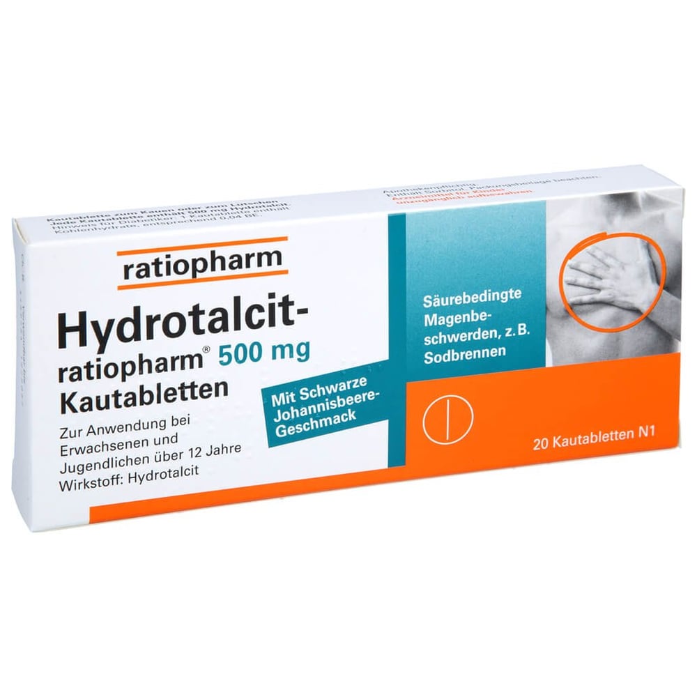 Hydrotalcit-ratiopharm 500 mg