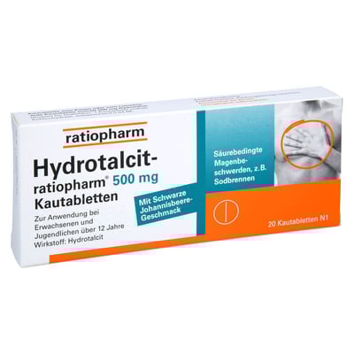 Hydrotalcit-ratiopharm 500 mg