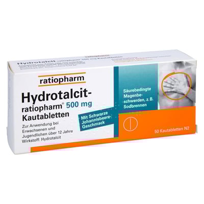 Hydrotalcit-ratiopharm 500 mg