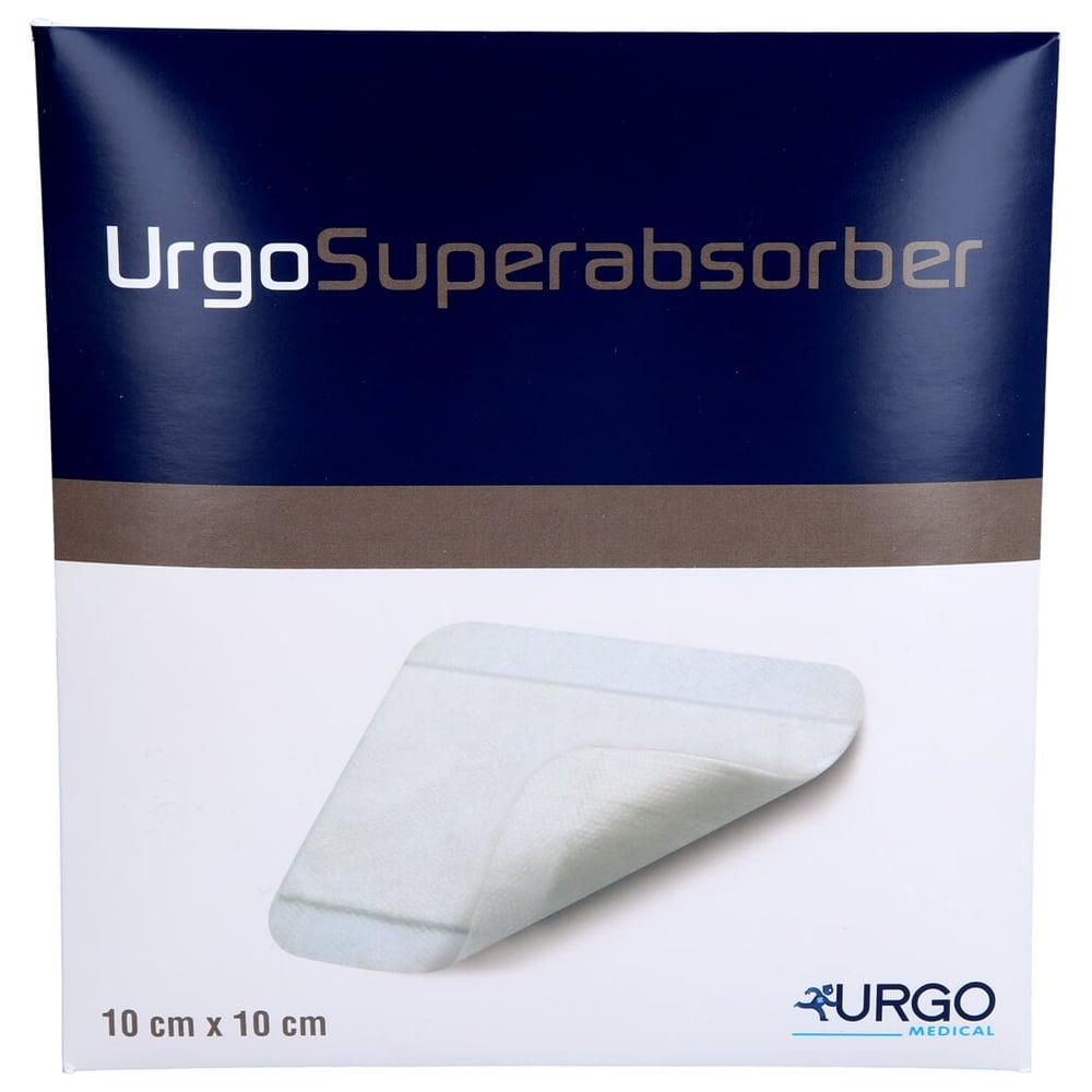 Urgosuperabsorber 10x10 cm Verband