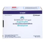 Lumigan 0,3 mg/ml Augentropfen im Einzeldosisbeh. Produktbild 2