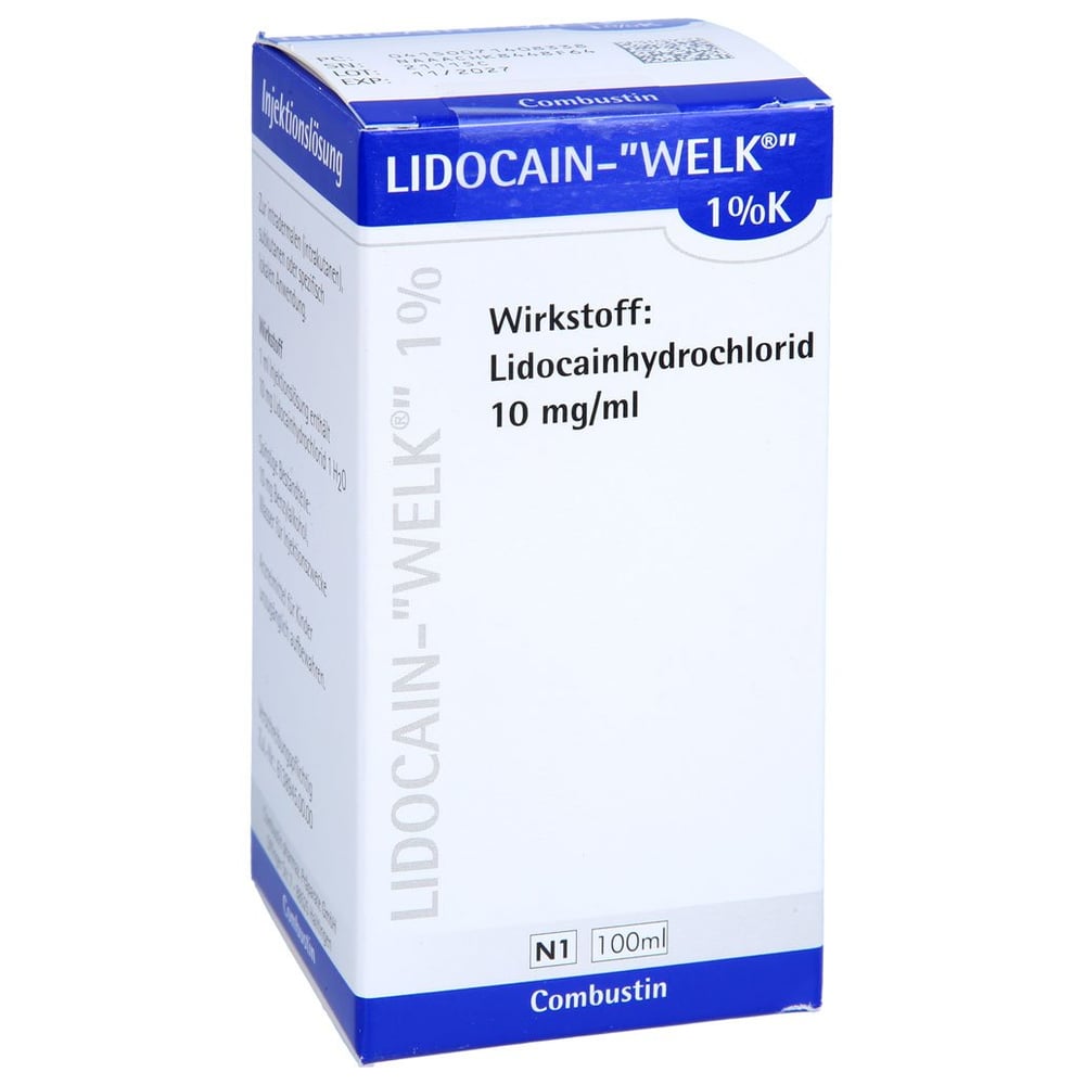 Lidocain Welk 1% K