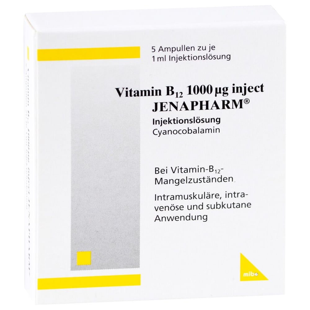 Vitamin B12 1000 µg inject Jenapharm