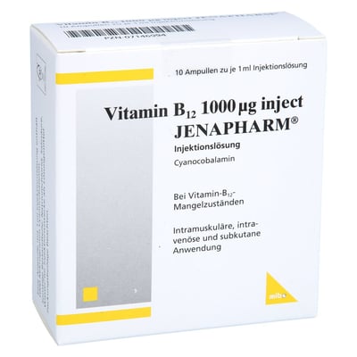 VITAMIN B12 1000 µg Inject Jenapharm Inj.-Lsg.Amp.