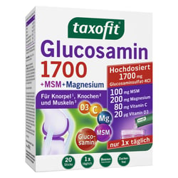 TAXOFIT Glucosamin 1700+MSM+Magnesium Sticks