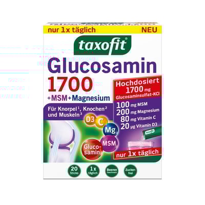 TAXOFIT Glucosamin 1700+MSM+Magnesium Sticks