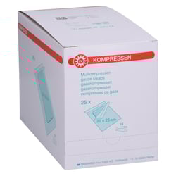 Mullkompressen 20x25 cm steril 16fach