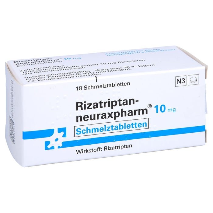 RIZATRIPTAN-NEURAX 10 MG