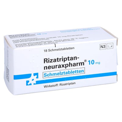 RIZATRIPTAN-neuraxpharm 10 mg Schmelztabletten