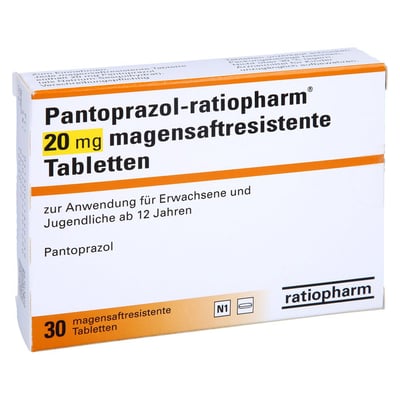 Pantoprazol-ratiopharm 20 mg