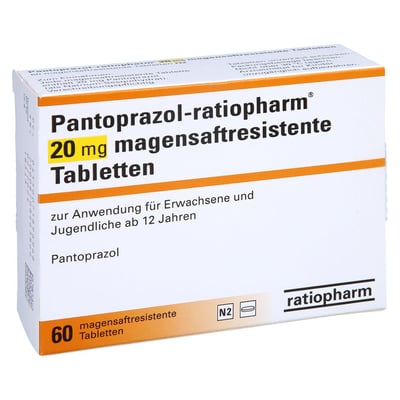 Pantoprazol-ratiopharm 20 mg