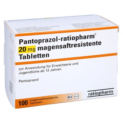 Pantoprazol-ratiopharm 20 mg