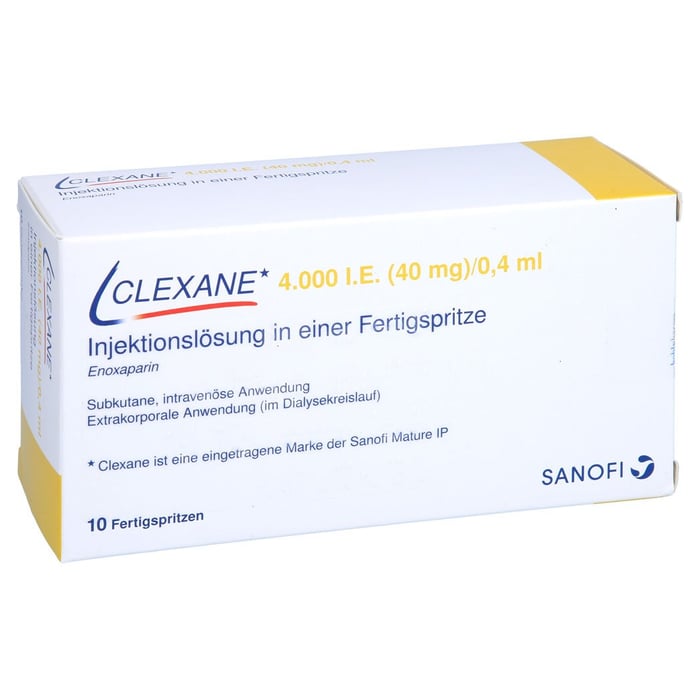 Clexane 4000 I.E. (40mg)/0,4ml Injektionslösung