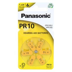 Batterie f. Hörgeräte Panasonic PR 10