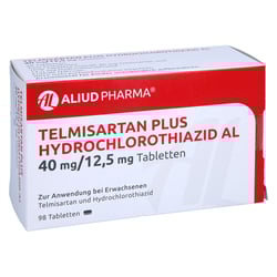 Telmisartan Plus Hydrochlorothiazid AL 40 mg/12,5 mg