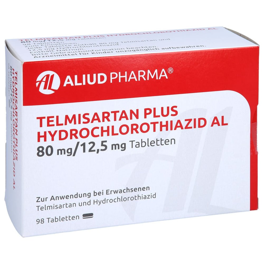 Telmisartan Plus Hydrochlorothiazid AL 80 mg/12,5 mg