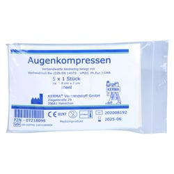 Augenkompressen 5,8x7 cm steril