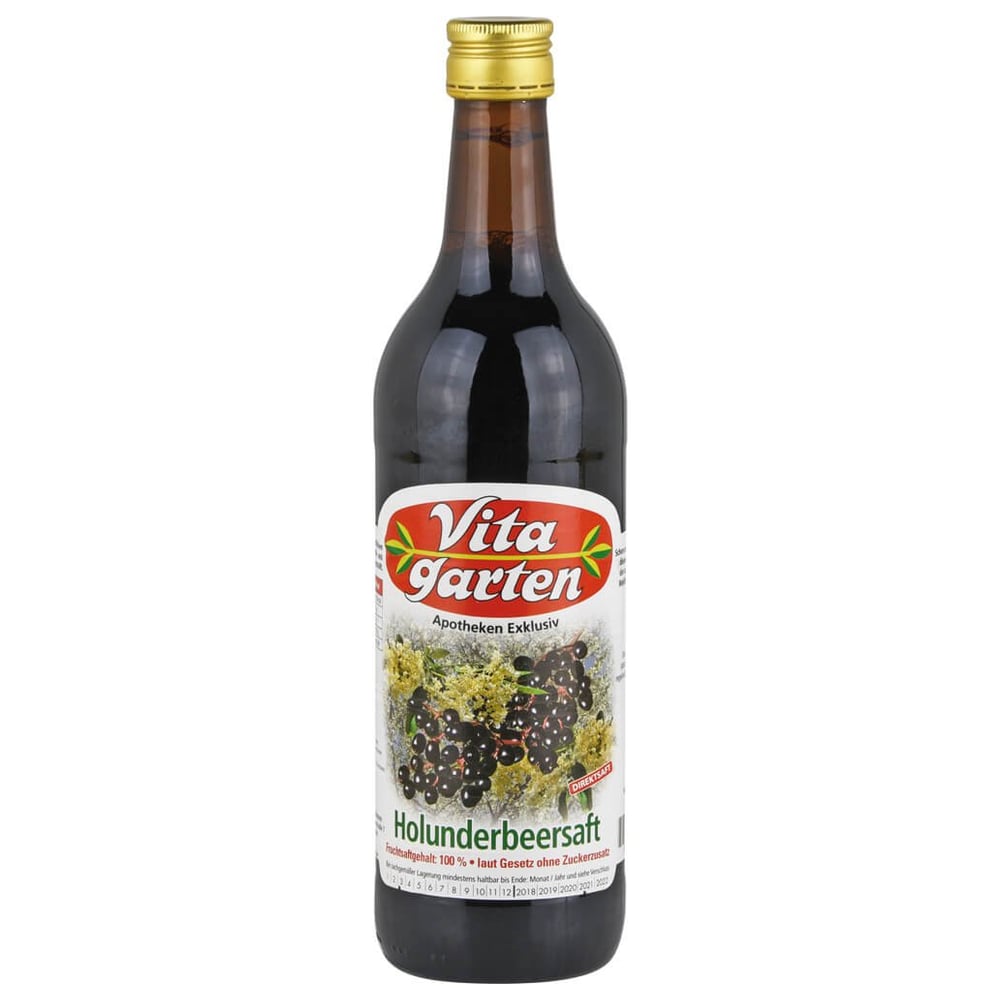 Vitagarten Holunderbeer-Saft