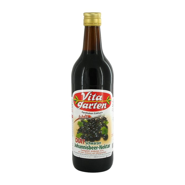 Vitagarten Schwarzer Johannisbeer-Nektar DIÄT