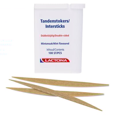 Zahnhölzer Lactona Intersticks mint doppelendig