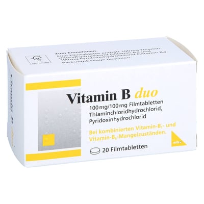 Vitamin B duo 100 mg/100 mg