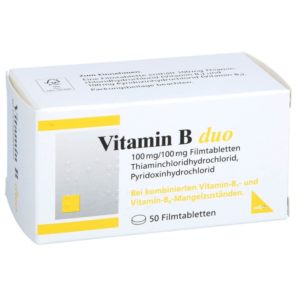 Vitamin B duo 100 mg/100 mg