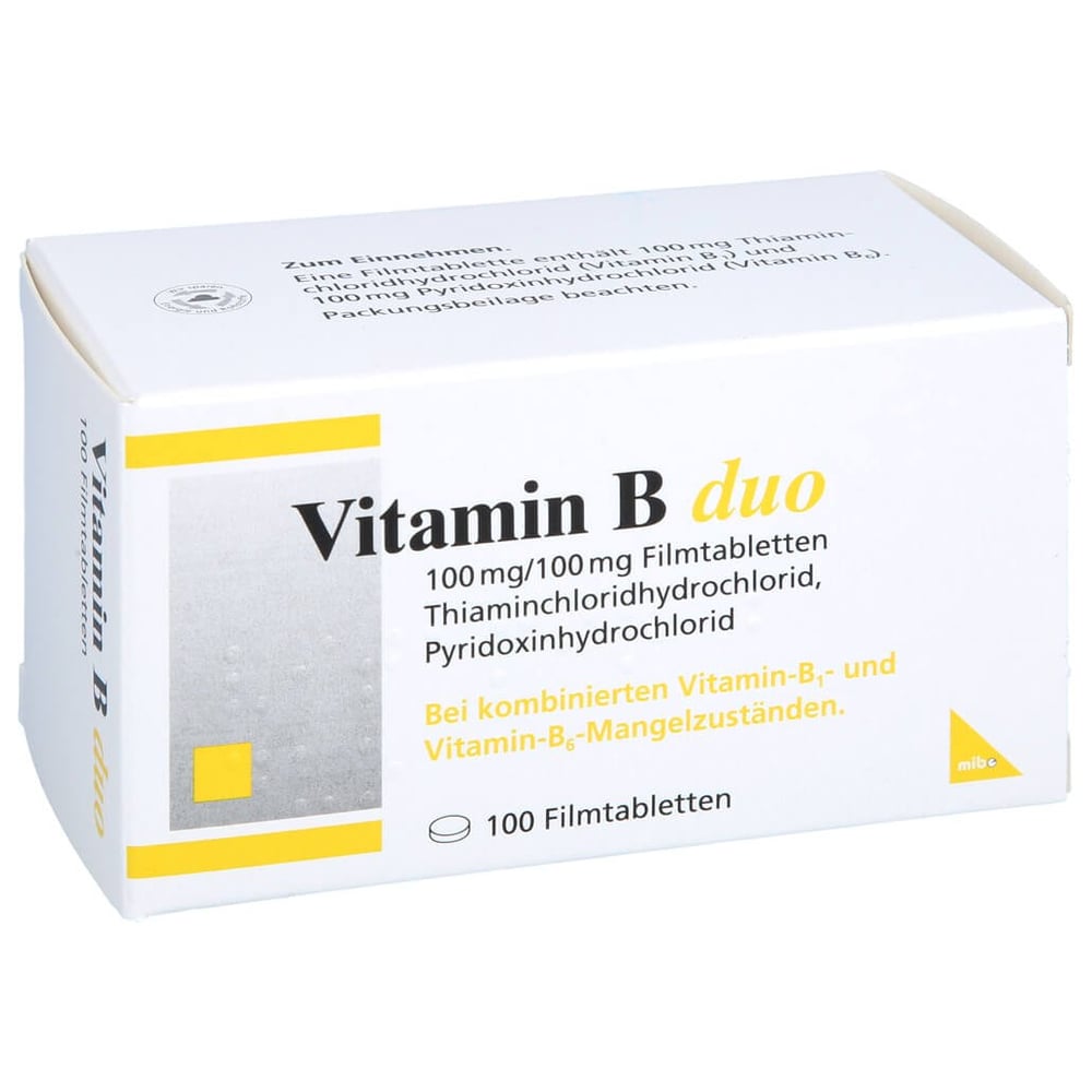 Vitamin B duo 100 mg/100 mg