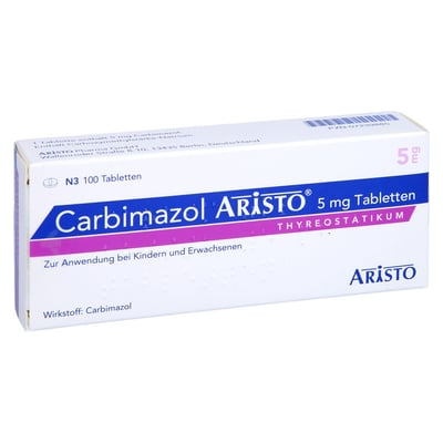 Carbimazol Aristo 5 mg