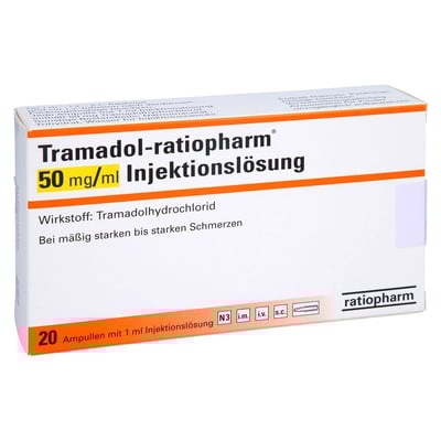 Tramadol-ratiopharm 50mg/ml Injektionslösung