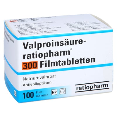 Valproinsäure-ratiopharm 300 mg Filmtabletten