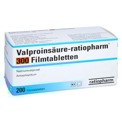 Valproinsäure-ratiopharm 300 mg Filmtabletten