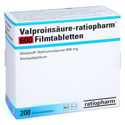 Valproinsäure-ratiopharm 600 mg Filmtabletten
