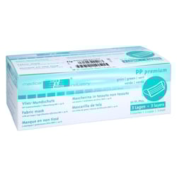 Mundschutz grün mit Gummiband