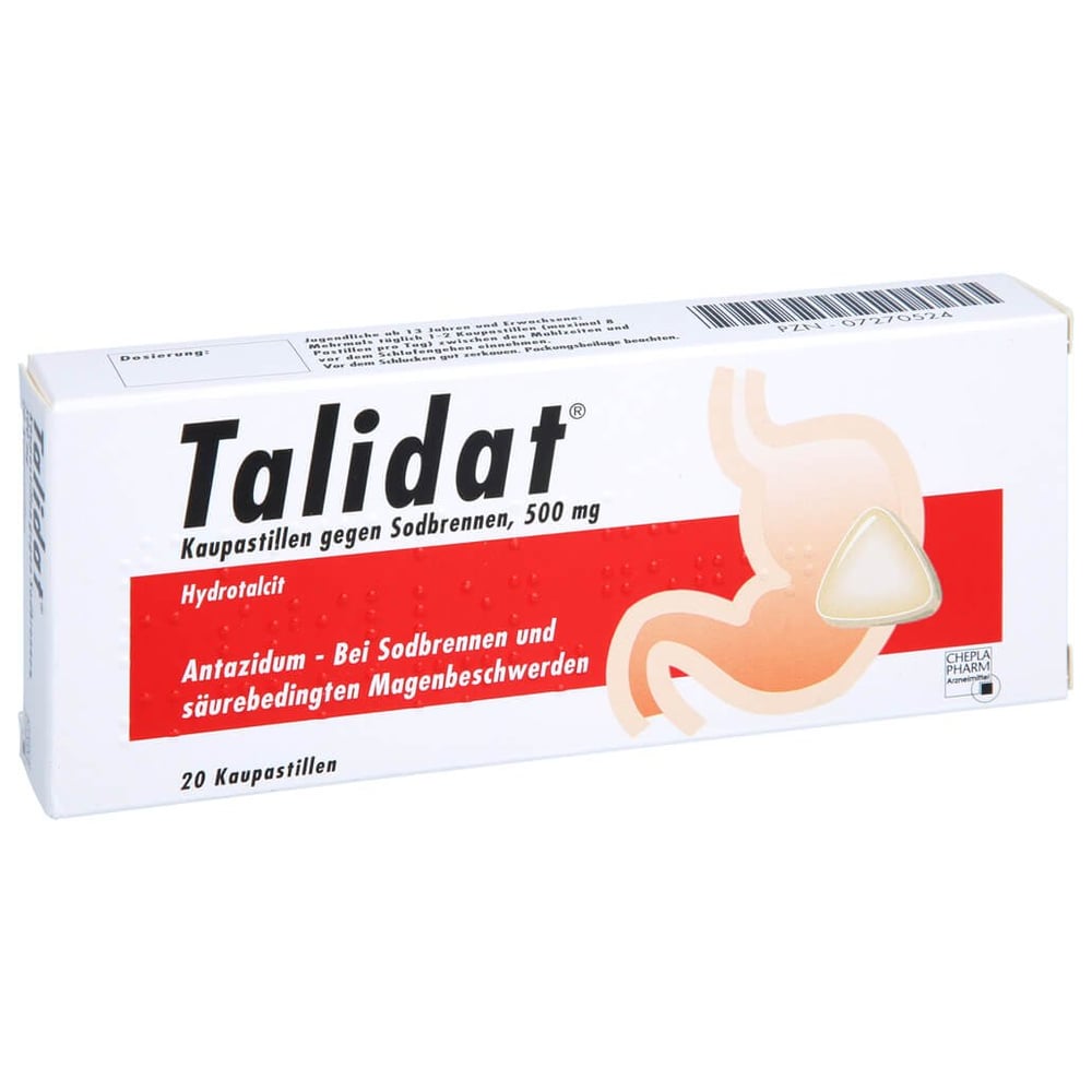 Talidat Kaupastillen gegen Sodbrennen