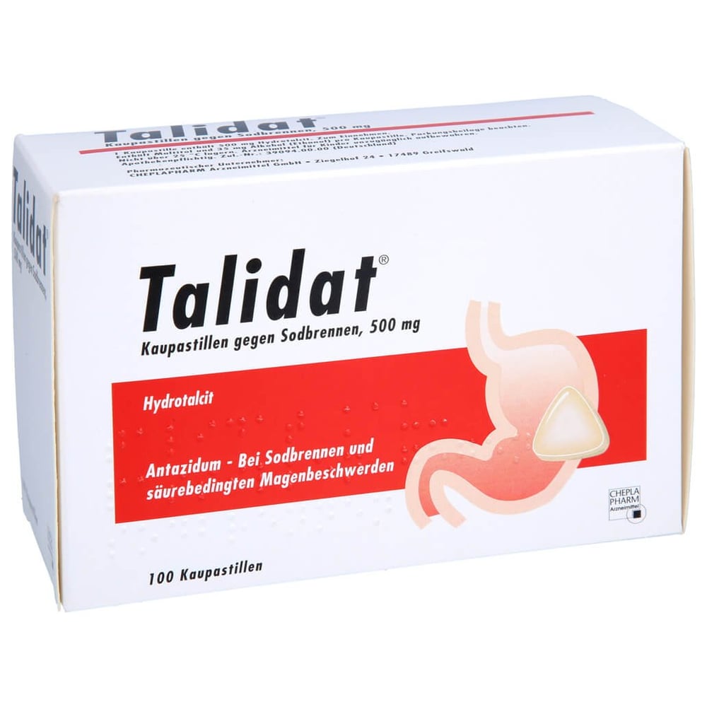 Talidat Kaupastillen gegen Sodbrennen