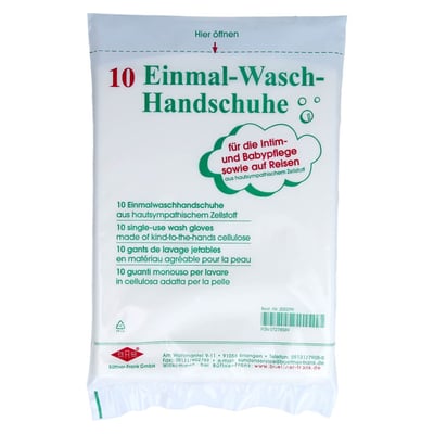 Einmal Waschhandschuhe